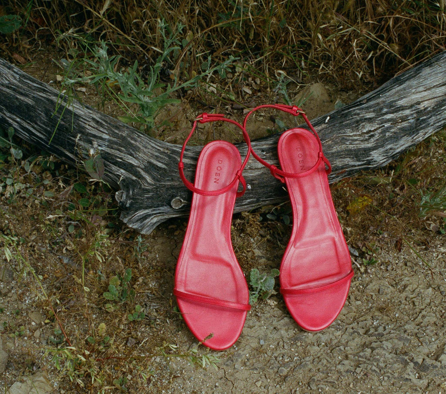 SARTENE SANDAL -- RED NAPPA